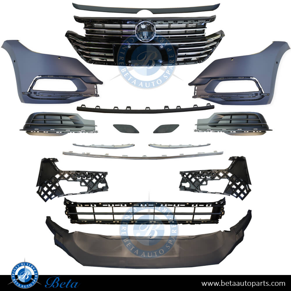 Front Bumper assembly with PDC and Washer for Volkswagen Arteon 2018-2020 models, Part Number 3G8807013B / 3G8807014B Front Bumper assembly with PDC and Washer for Volkswagen Arteon 2018-2020 models, Part Number 3G8807013B / 3G8807014B